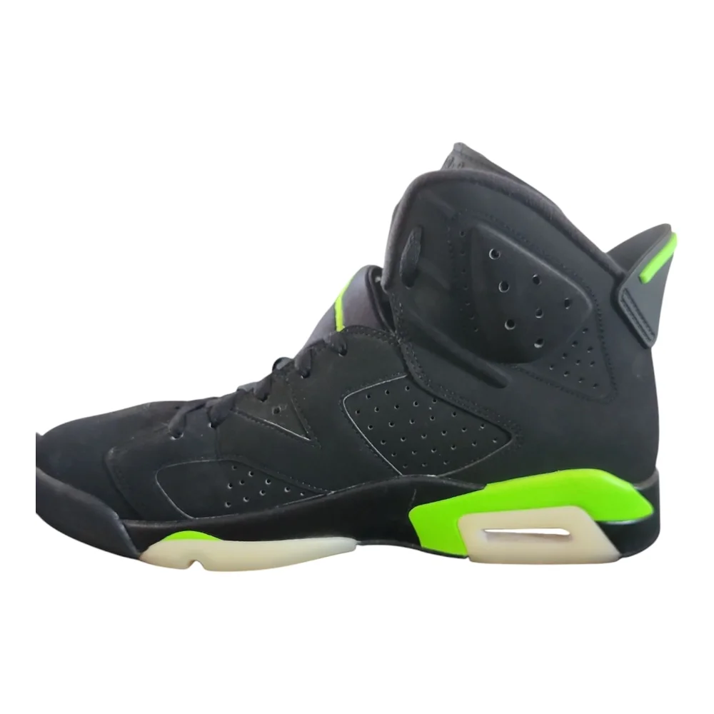 Air Jordan 6 Retro Electric Green and Black High-Top Sneakers 10.5 - Picture 8 of 10